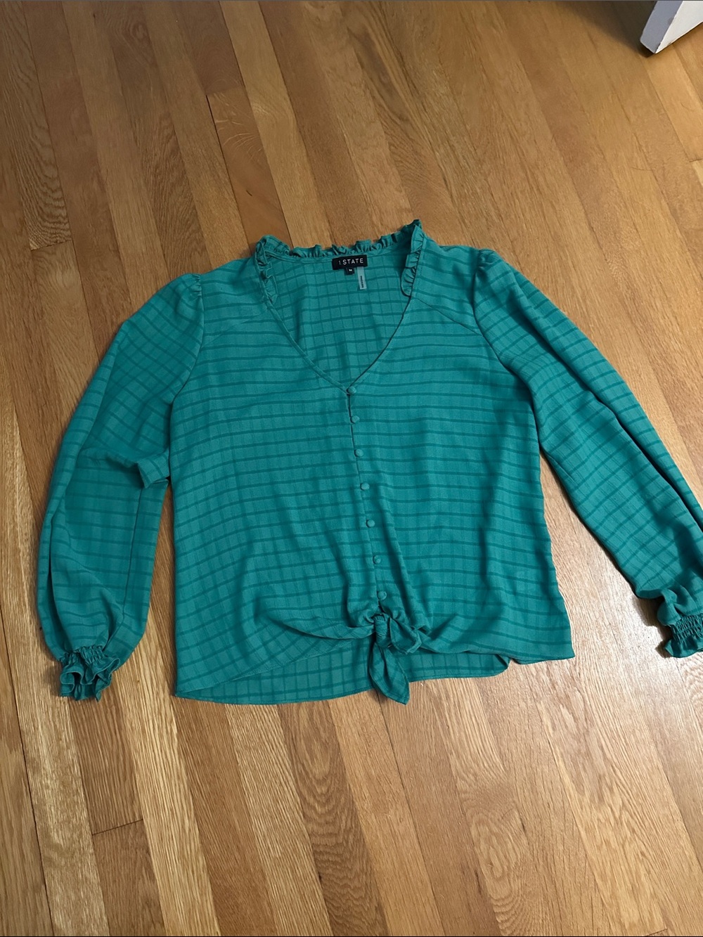 Green blouse